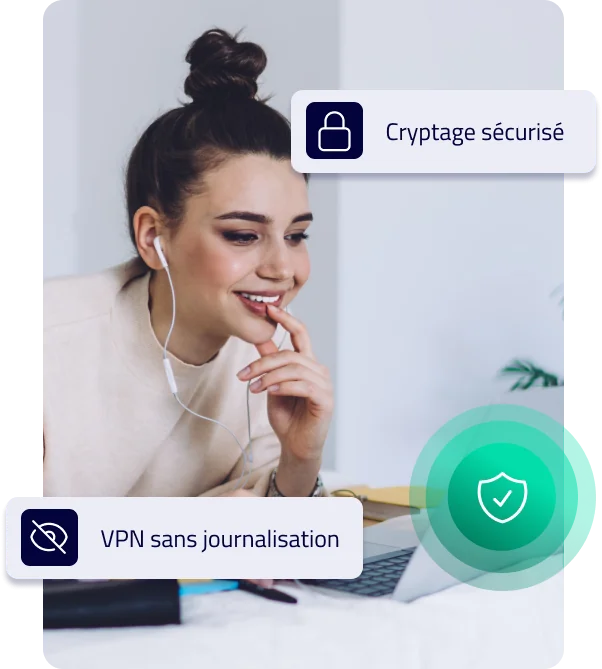 Personne utilisant un ordinateur portable tout en profitant de sa vie privée avec Ghosty